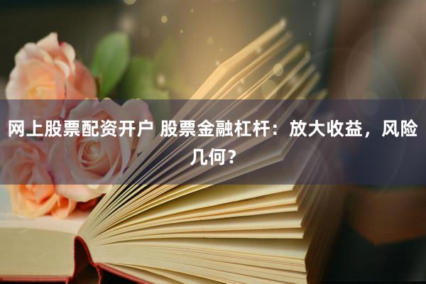 网上股票配资开户 股票金融杠杆：放大收益，风险几何？